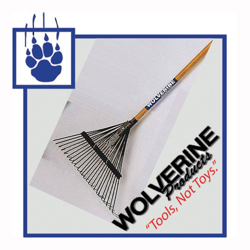Wolverine Wood 24Intine Steel Leaf Rake